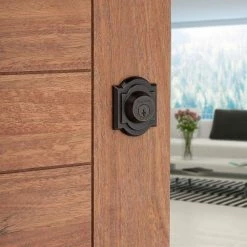Baldwin Prestige Single Cylinder Venetian Bronze Arched Deadbolt Featuring SmartKey Security -Baldwin Sales Store baldwin deadbolts 380 arb 11p smt cp rcal 4f 1000
