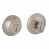 Baldwin Prestige Satin Nickel Single Cylinder Round Deadbolt Featuring SmartKey Security -Baldwin Sales Store baldwin deadbolts 380 rdb 15 smt cp rcal 64 1000