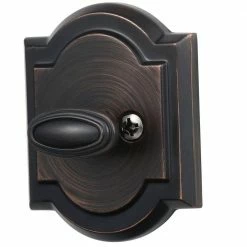 Baldwin Prestige Madrina Venetian Bronze Exterior Entry Lever & Single Cylinder Deadbolt Combo Pack Featuring SmartKey Security -Baldwin Sales Store baldwin deadbolts 380arbmdlvr11p 40 1000