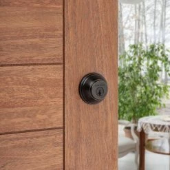 Baldwin Prestige Venetian Bronze Double Cylinder Round Deadbolt with Microban Antimicrobial Technology -Baldwin Sales Store baldwin deadbolts 385 rdb 11p smt cp rcal c3 1000