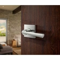 Baldwin Prestige Spyglass Satin Nickel Dummy Door Handle -Baldwin Sales Store baldwin dummy door handles 351spl sqr 15 cp c3 1000