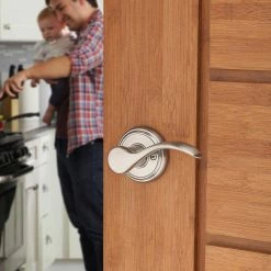 Baldwin Prestige Tobin Satin Nickel Right-Handed Dummy Door Lever -Baldwin Sales Store baldwin dummy door handles 351tbl rh rdb 15 cp 4f 1000