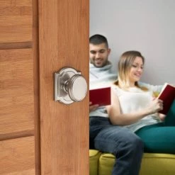 Baldwin Prestige Carnaby Satin Nickel Dummy Door Knob -Baldwin Sales Store baldwin dummy door knobs 351cyk arb 15 cp 4f 1000