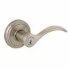 Baldwin Prestige Tobin Satin Nickel Entry Door Handle Featuring SmartKey Security -Baldwin Sales Store baldwin entry door handles 354tbl rdb 15 smt cp 6al rcs k2 64 1000