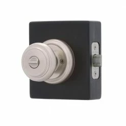 Baldwin Prestige Alcott Satin Nickel Entry Door Knob Featuring SmartKey Security -Baldwin Sales Store baldwin entry door knobs 354atk rdb 15 smt cp 6al 40 1000