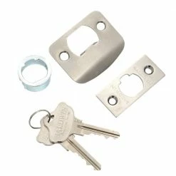 Baldwin Prestige Alcott Satin Nickel Entry Door Knob Featuring SmartKey Security -Baldwin Sales Store baldwin entry door knobs 354atk rdb 15 smt cp 6al a0 1000