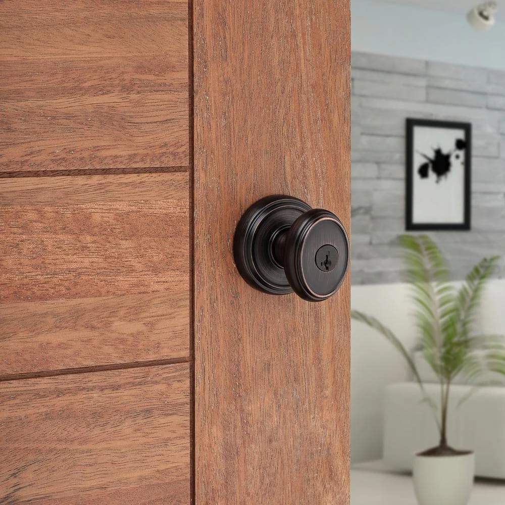 Baldwin Prestige Carnaby Venetian Bronze Entry Door Knob Featuring SmartKey Security 8 Baldwin Prestige Carnaby Venetian Bronze Entry Door Knob Featuring SmartKey Security - Image 6