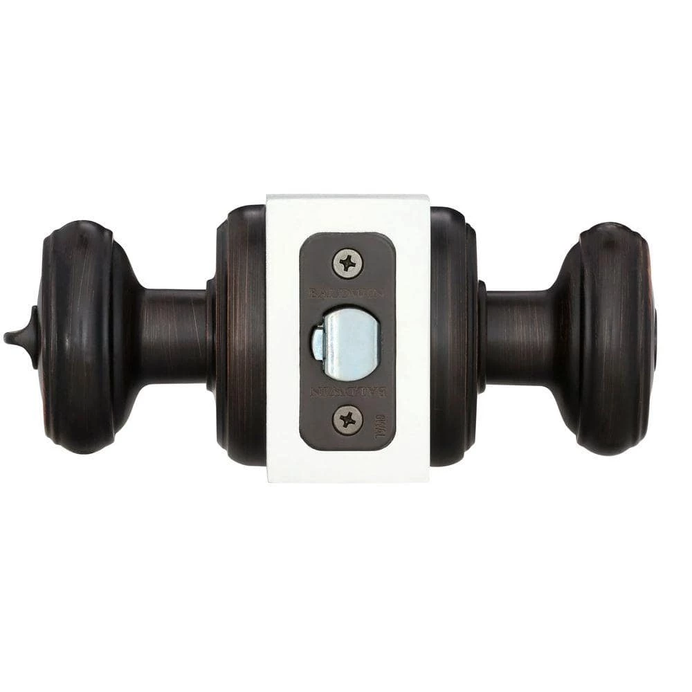 Baldwin Prestige Carnaby Venetian Bronze Entry Door Knob Featuring SmartKey Security 4 Baldwin Prestige Carnaby Venetian Bronze Entry Door Knob Featuring SmartKey Security - Image 2