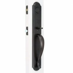 Baldwin Prestige Bighorn Venetian Bronze Single Cylinder Door Handleset with Carnaby Door Knob Featuring SmartKey Security -Baldwin Sales Store baldwin knob handlesets 180bnhxcyk rdb 11p smt cp c3 1000