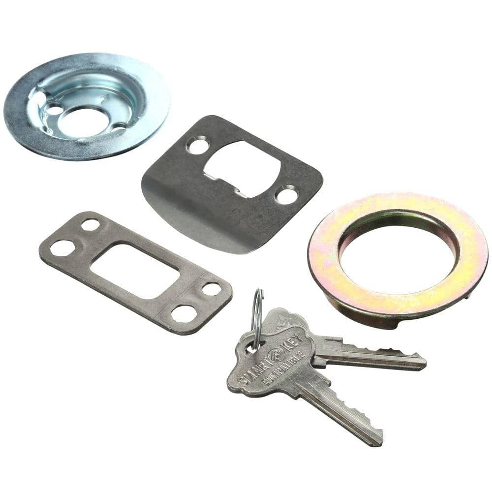 Baldwin Prestige Wesley Single Cylinder Satin Nickel Exterior Door Handleset with Alcott Entry Door Knob feat SmartKey Security 6 Baldwin Prestige Wesley Single Cylinder Satin Nickel Exterior Door Handleset with Alcott Entry Door Knob feat SmartKey Security - Image 4