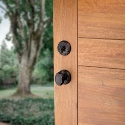 Baldwin Prestige Bighorn Single Cylinder Venetian Bronze Door Handleset with Carnaby Door Knob Featuring SmartKey Security -Baldwin Sales Store baldwin knob handlesets 91800 038 1f 1000