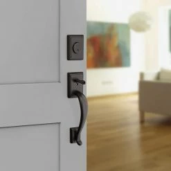 Baldwin Prestige Pistoria Single Cylinder Venetian Bronze Door Handleset w/ Arch Rose Madrina Door Handle Feat SmartKey Security 23 Baldwin Prestige Pistoria Single Cylinder Venetian Bronze Door Handleset w/ Arch Rose Madrina Door Handle Feat SmartKey Security -Baldwin Sales Store baldwin lever handlesets 91800 040 44 1000