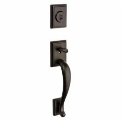 Baldwin Prestige Pistoria Single Cylinder Venetian Bronze Door Handleset w/ Arch Rose Madrina Door Handle Feat SmartKey Security 21 Baldwin Prestige Pistoria Single Cylinder Venetian Bronze Door Handleset w/ Arch Rose Madrina Door Handle Feat SmartKey Security -Baldwin Sales Store baldwin lever handlesets 91800 040 4f 1000