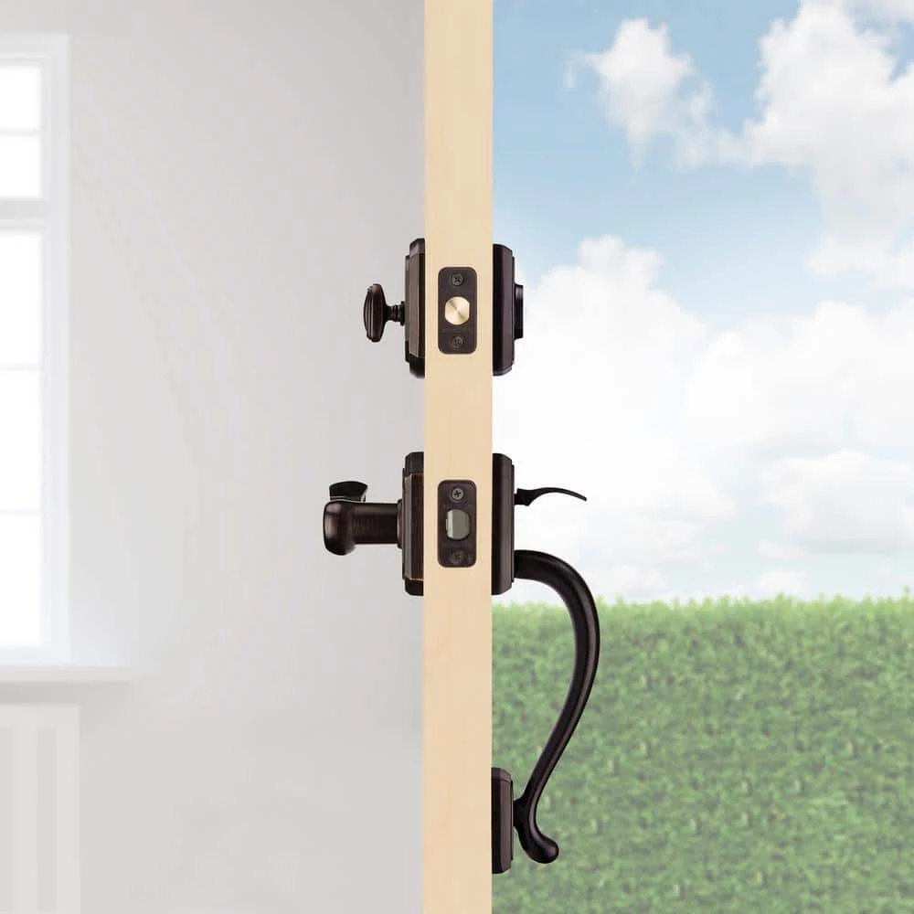 Baldwin Prestige Pistoria Single Cylinder Venetian Bronze Door Handleset w/ Arch Rose Madrina Door Handle Feat SmartKey Security 13 Baldwin Prestige Pistoria Single Cylinder Venetian Bronze Door Handleset w/ Arch Rose Madrina Door Handle Feat SmartKey Security - Image 11