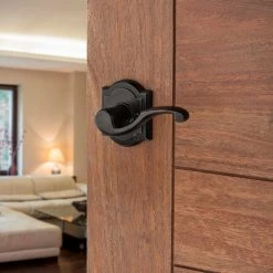 Baldwin Prestige Madrina Venetian Bronze Universal Hall/Closet Door Handle -Baldwin Sales Store baldwin passage door handles 352mdl arb 11p cp 6al rcs fa 1000