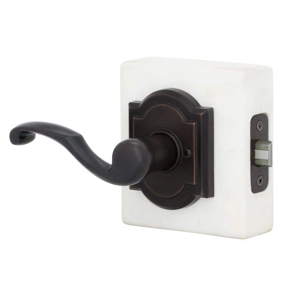 Baldwin Prestige Madrina Venetian Bronze Universal Hall/Closet Door Lever (4-Pack) 4 Baldwin Prestige Madrina Venetian Bronze Universal Hall/Closet Door Lever (4-Pack) - Image 2