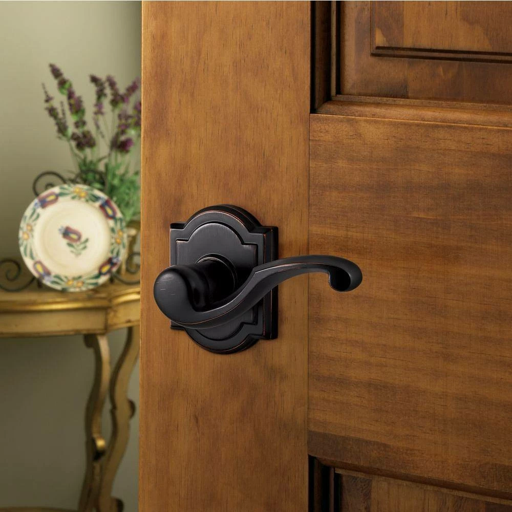 Baldwin Prestige Madrina Venetian Bronze Universal Hall/Closet Door Lever (4-Pack) 7 Baldwin Prestige Madrina Venetian Bronze Universal Hall/Closet Door Lever (4-Pack) - Image 5