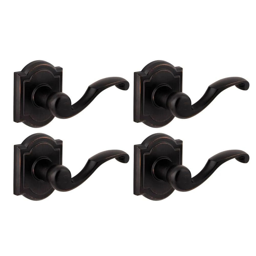 Baldwin Prestige Madrina Venetian Bronze Universal Hall/Closet Door Lever (4-Pack) 3 Baldwin Prestige Madrina Venetian Bronze Universal Hall/Closet Door Lever (4-Pack)