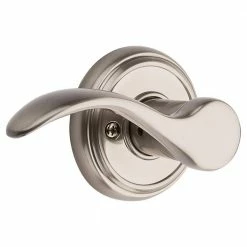 Baldwin Prestige Tobin Satin Nickel Universal Hall/Closet Door Handle -Baldwin Sales Store baldwin passage door handles 352tbl rdb 15 cp 6al rcs c3 1000