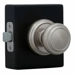 Baldwin Prestige Alcott Satin Nickel Hall/Closet Door Knob -Baldwin Sales Store baldwin passage door knobs 352atk rdb 15 cp 6al rcs c3 1000