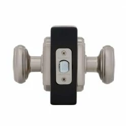 Baldwin Prestige Carnaby Satin Nickel Hall/Closet Door Knob (4-Pack) -Baldwin Sales Store baldwin passage door knobs 352cykarb154pk e1 1000
