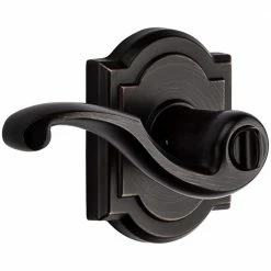 Baldwin Prestige Madrina Venetian Bronze Universal Bed/Bath Door Handle