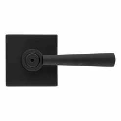 Baldwin Prestige Spyglass Matte Black Bed/Bath Door Handle with Microban Antimicrobial Technology -Baldwin Sales Store baldwin privacy door handles 353splsqr514cp6 44 1000