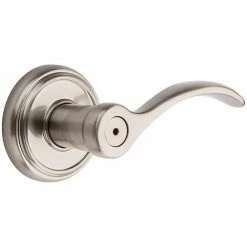 Baldwin Prestige Tobin Satin Nickel Universal Bed/Bath Door Handle
