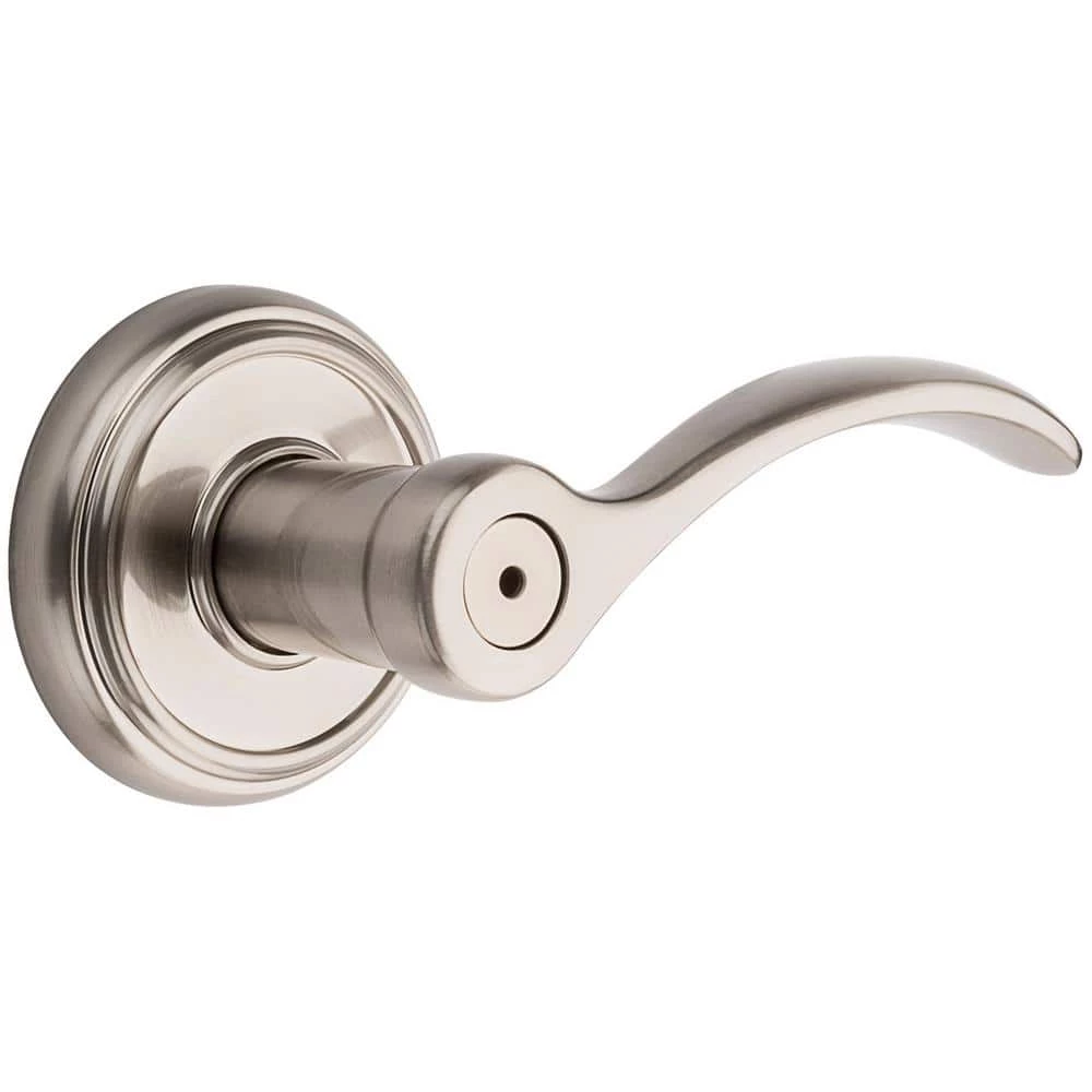 Baldwin Prestige Tobin Satin Nickel Universal Bed/Bath Door Handle 3 Baldwin Prestige Tobin Satin Nickel Universal Bed/Bath Door Handle