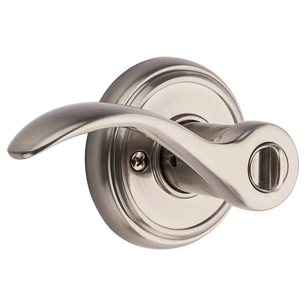 Baldwin Prestige Tobin Satin Nickel Universal Bed/Bath Door Handle 4 Baldwin Prestige Tobin Satin Nickel Universal Bed/Bath Door Handle - Image 2