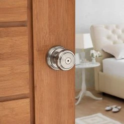 Baldwin Prestige Alcott Satin Nickel Bed/Bath Door Knob -Baldwin Sales Store baldwin privacy door knobs 353atk rdb 15 cp 6al rcs 4f 1000