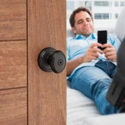 Baldwin Prestige Carnaby Venetian Bronze Bed/Bath Door Knob -Baldwin Sales Store baldwin privacy door knobs 353cyk rdb 11p 1f 1000