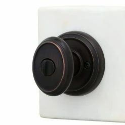 Baldwin Prestige Carnaby Venetian Bronze Bed/Bath Door Knob -Baldwin Sales Store baldwin privacy door knobs 353cyk rdb 11p 40 1000