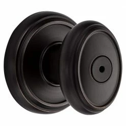 Baldwin Prestige Carnaby Venetian Bronze Bed/Bath Door Knob