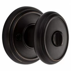 Baldwin Prestige Carnaby Venetian Bronze Bed/Bath Door Knob -Baldwin Sales Store baldwin privacy door knobs 353cyk rdb 11p c3 1000