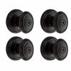 Baldwin Prestige Carnaby Venetian Bronze Bed/Bath Door Knob (4-Pack) 1 Baldwin Prestige Carnaby Venetian Bronze Bed/Bath Door Knob (4-Pack) -Baldwin Sales Store baldwin privacy door knobs 353cykrdb11p4pk 64 1000