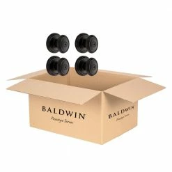 Baldwin Prestige Carnaby Venetian Bronze Bed/Bath Door Knob (4-Pack) -Baldwin Sales Store baldwin privacy door knobs 353cykrdb11p4pk c3 1000