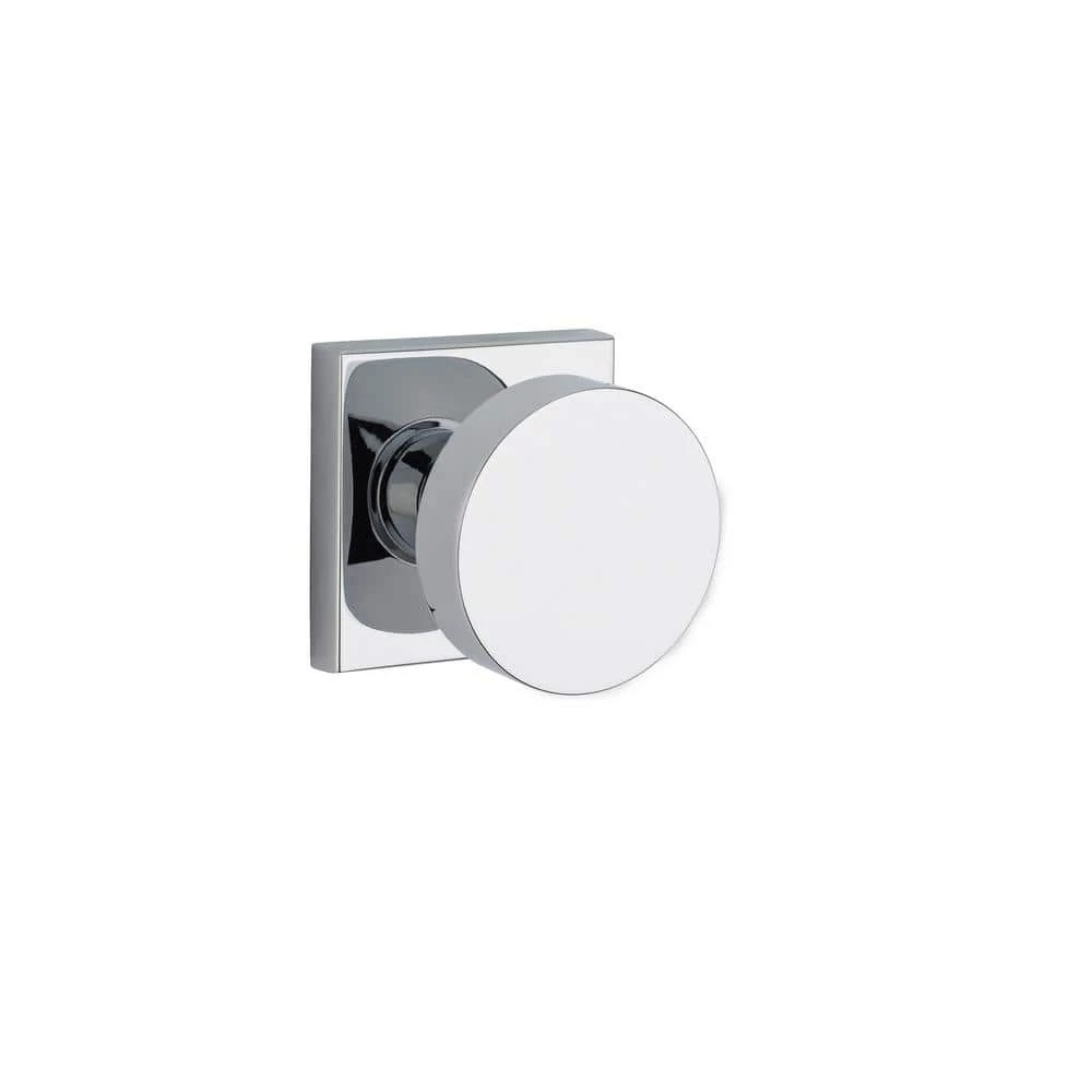 Baldwin Reserve Contemporary Polished Chrome Square Bed/Bath Door Knob 3 Baldwin Reserve Contemporary Polished Chrome Square Bed/Bath Door Knob