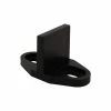 Quiet Glide 1 in. x 1-3/4 in. Black Floor Guide for Wooden Doors -Baldwin Sales Store black quiet glide barn door hardware nt140308 64 1000