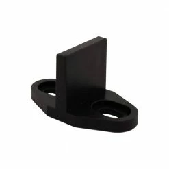 Quiet Glide 1 in. x 1-3/4 in. Black Floor Guide for Wooden Doors
