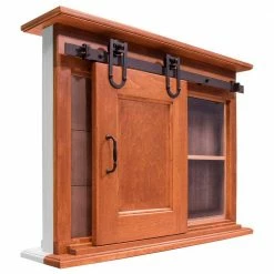 Quiet Glide 5 ft. Black Horseshoe Mini Sliding Barn Door Hardware Kit for Single Furniture Wood Doors -Baldwin Sales Store black quiet glide barn door hardware qg 1410 06 08 60 c3 1000