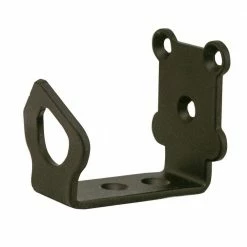 Quiet Glide 2-1/8 in. x 1-5/8 in. Universal Black Floor Bracket