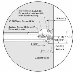 Blum 21-5/8 in. (550 mm) 3/4 Extension Side Mount Nylon Drawer Slide, 1-Pair (2-Pieces) -Baldwin Sales Store blum drawer slides t230m34550 1f 1000