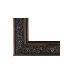 MirrorChic Verona 30 in. x 42 in. Mirror Frame Kit in Bronze Brown - Mirror Not Included -Baldwin Sales Store bronze brown mirrorchic mirror framing kits e491401 11 1f 1000