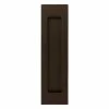 Quiet Glide 7 in. x 1-7/8 in. x 3/8 in. Oil Rubbed Bronze Large Flush Pull -Baldwin Sales Store bronze quiet glide barn door hardware dafp7178u10b 64 1000