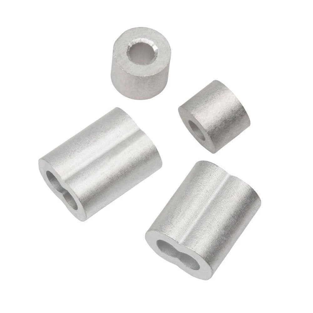 Crown Bolt 1/4 in. Aluminum Ferrule and Stop Set 3 Crown Bolt 1/4 in. Aluminum Ferrule and Stop Set