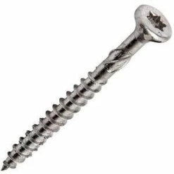 GRK Fasteners #10 x 2-1/2 in. Star Drive Flat Head Stainless Steel Multi-Purpose Wood Screw (80-Pack) -Baldwin Sales Store grk fasteners wood screws 137133 66 1000