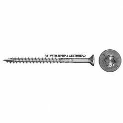 GRK Fasteners #10 x 3-1/8 in. Star Drive Flat Head Stainless Steel Multi-Purpose Wood Screw (70-Pack) -Baldwin Sales Store grk fasteners wood screws 137147 a0 1000