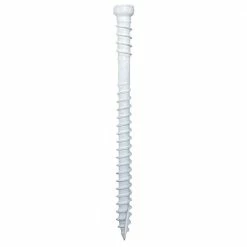 GRK Fasteners #8 x 2-1/2 in. Star Drive Trim-Head White RT Composite Finish Screw (100-Pack) -Baldwin Sales Store grk fasteners wood screws 96075 40 1000