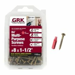 GRK Fasteners #8 x 1-1/2 in. R4 Multi-Purpose Star Drive Flat Head Screw (110 per Pack)